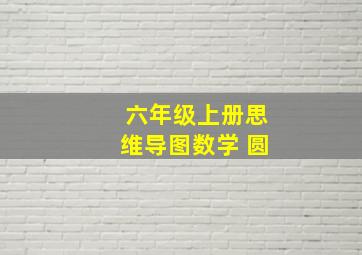 六年级上册思维导图数学 圆